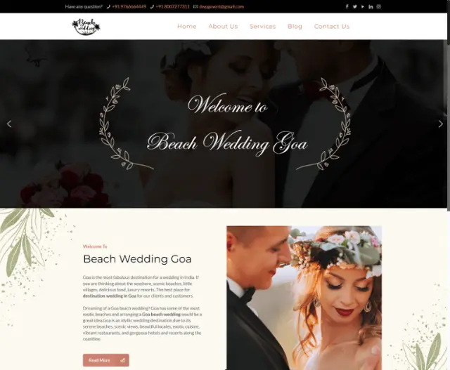 Beach Wedding Goa