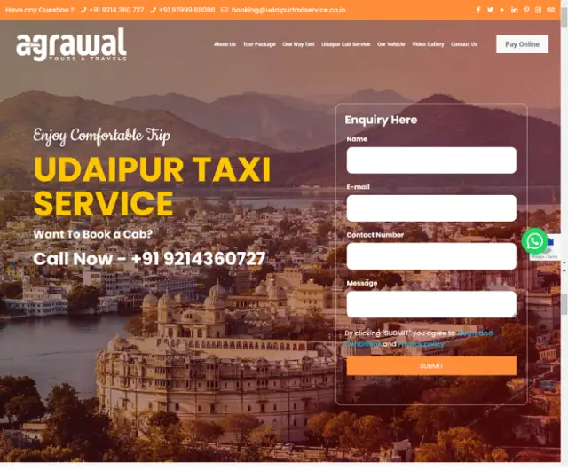Udaipur Taxi Service