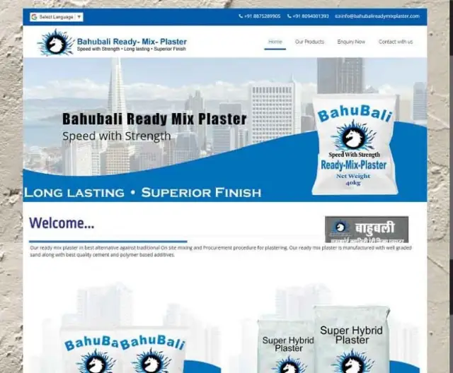 Bahubali Ready Mix Plaster