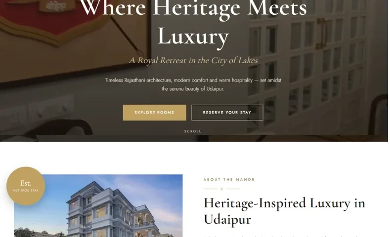 Boheda Manor Luxury Heritage Hotel in Udaipur